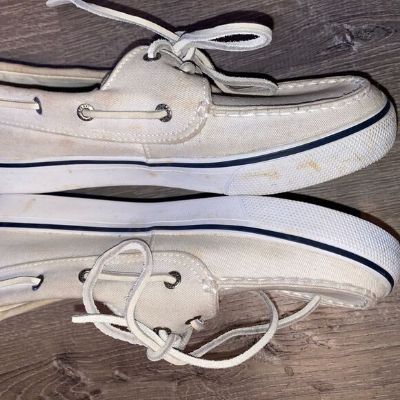 Sperrys Top Siders Canvas Boat Shoes Women’s Size 7 - Picture 5 of 10